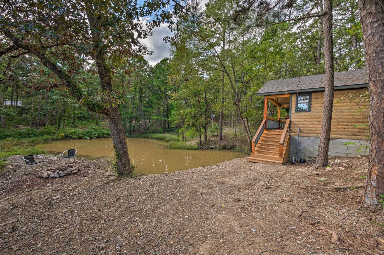 Romantic Broken Bow Cabin With Jacuzzi And Fire Pit! Luaran gambar